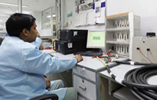 Automatic test equipment- 100% testing for HV Breakdown, Di Electric and Leakage Circuit testing as per IPC-WHMA-620.